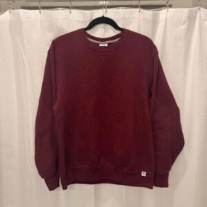 Burgundy Russell Athletic crewneck